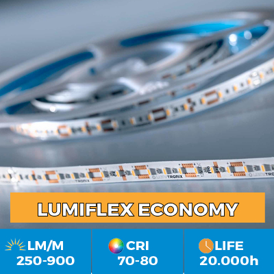 Benzi Flexibile LED Economy, pana la 900 lm per metru